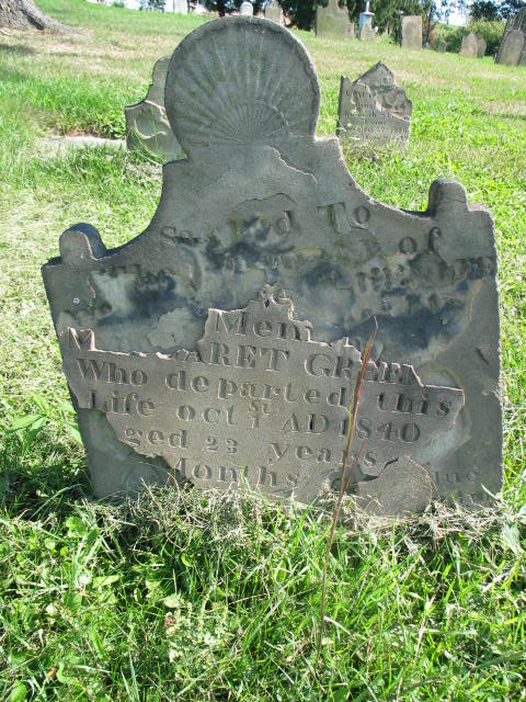 Margaret Greenlee tombstone damaged